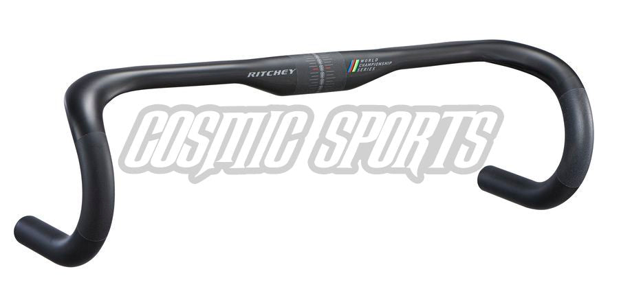 Ritchey WCS Carbon Streem II Di2 Drop Lenker, 31.8mm, 42cmx124x70mm, 4.7°/0°, int. Zugverlegung, matte carbon UD schwarz Model: Streem, WCS 420mm