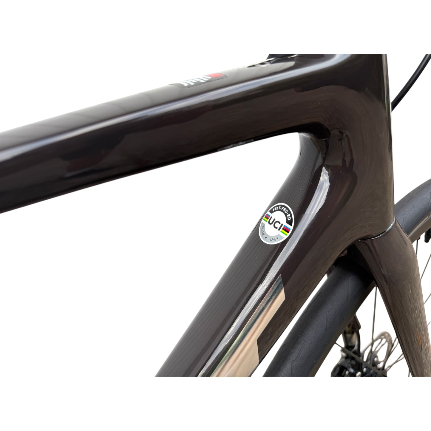 TXBIKES Custom Felt FR Advanced Carbon Rennrad 54cm 28“ | SRAM Rival AXS | Mavic Ksyrium S | Obsidian Braun