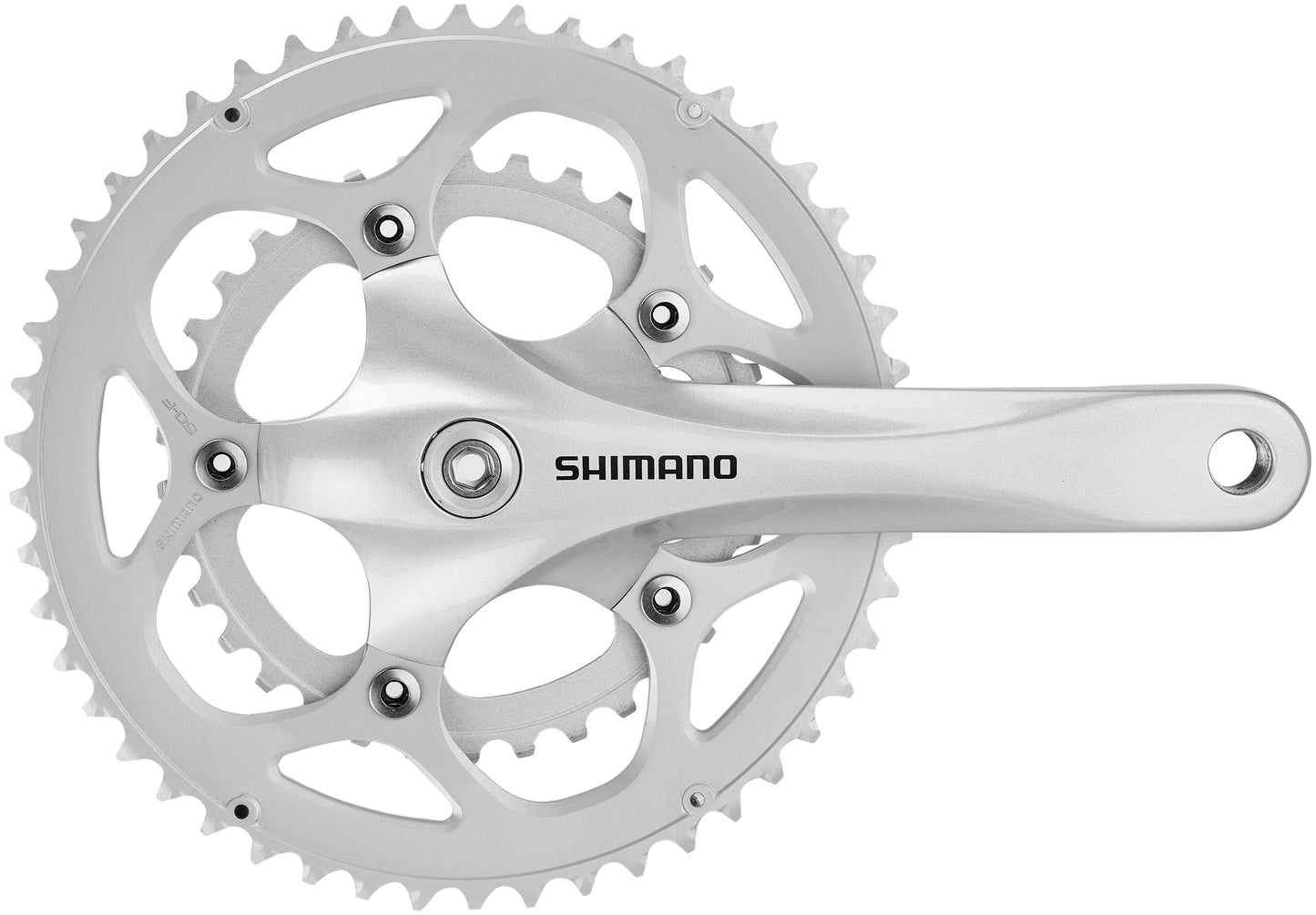 Shimano FC-R345 Kurbelgarnitur 50/34 2x9-fach silber