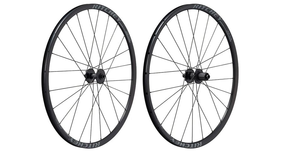 Ritchey Comp Zeta Disc Clincher Tubeless Ready Laufradsatz, 700C, 100x12mm/142x12mm, Shimano/SRAM 10 schwarz Comp, Zeta