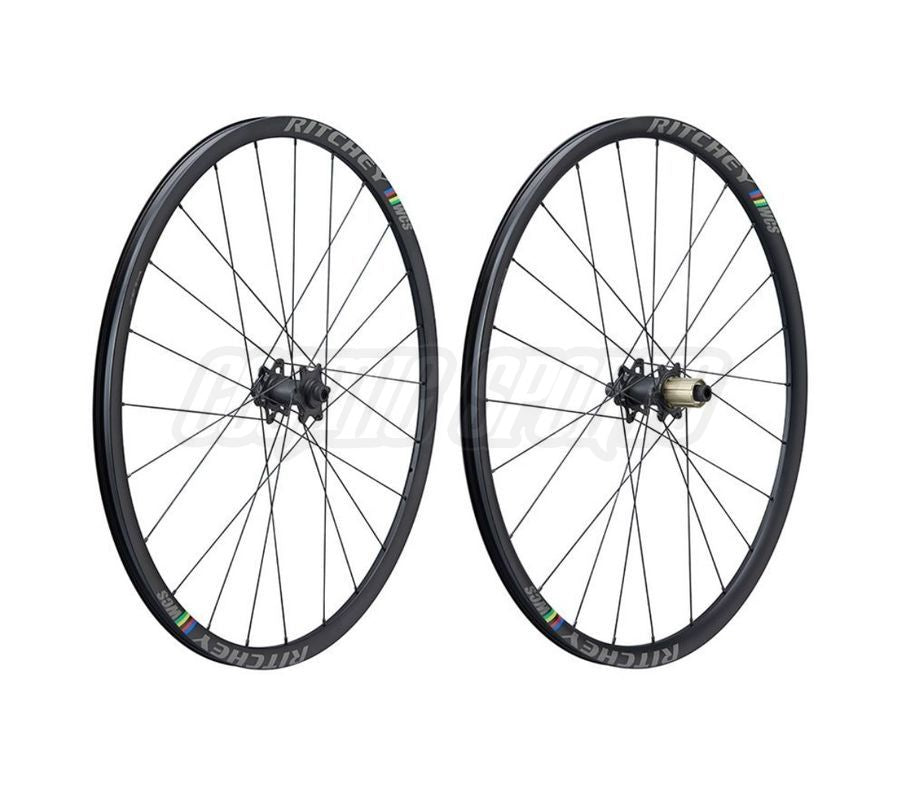 Ritchey WCS Zeta Disc Clincher Tubeless Ready Laufradsatz, 700C, 100x12mm/142x12mm, SRAM XDR, Center schwarz WCS, Zeta