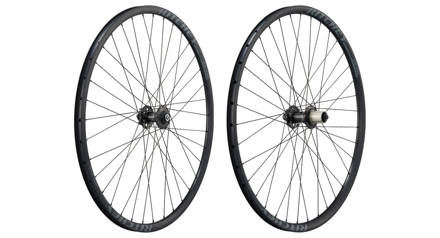 Ritchey Comp Zeta Disc TandM Clincher Tubeless Ready Laufradsatz, 700C, 100x12mm/145x12mm, Shimano/S schwarz Comp, Zeta