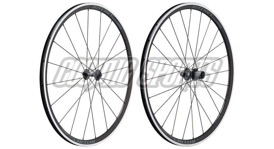 Ritchey Comp Zeta Clincher Tubeless Ready Laufradsatz, 700C, 100x9mm/135x10mm QR, Shimano/SRAM 10/11 schwarz Comp, Zeta