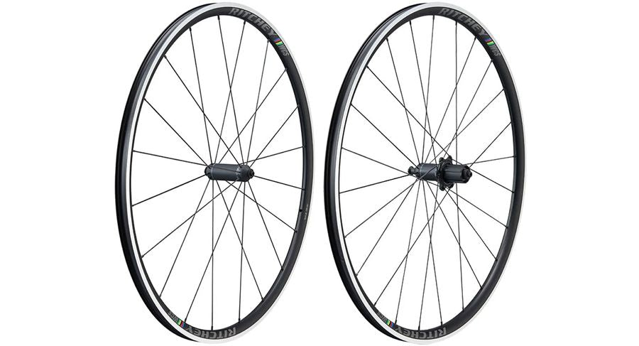 Ritchey WCS Zeta Clincher Tubeless Ready Laufradsatz, 700C, 100x9mm/130x10mm QR, Shimano/SRAM 10/11- schwarz WCS, Zeta