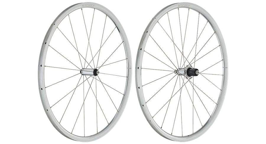 Ritchey Classic Zeta Clincher Tubeless Ready Laufradsatz, 700C, 100x9mm/130x10mm QR, Shimano/SRAM 10 silber Classic, Zeta