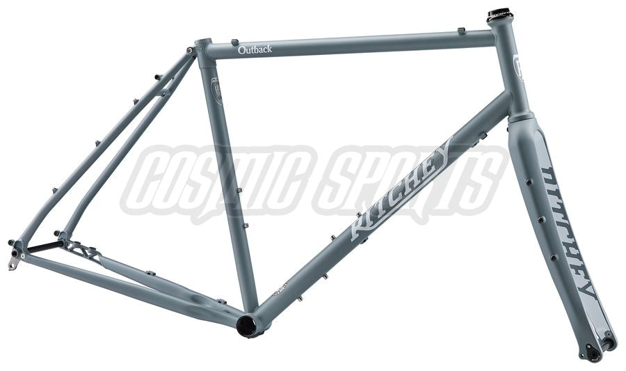 Ritchey Outback V2 Disc Gravel Rahmenkit, 650B/700C, S, granite grey/snow white grau, weiß RH: S Outback V2