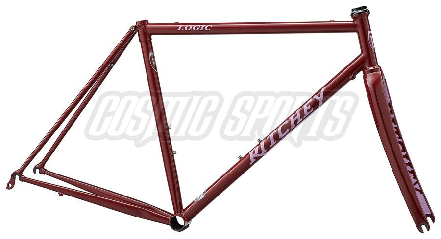 Ritchey Road Logic Rahmenkit, 700C, 55cm, sally´s macarons red/rose pink, rot RH: 55cm Logic