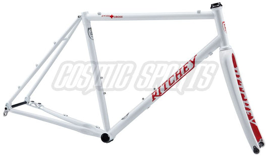 Ritchey Swiss Cross Disc Cyclocross V3 Rahmenkit, 700C, XS, white weiß RH: XS Swiss Cross