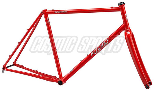 Ritchey Swiss Cross Disc Cyclocross V2 Rahmenkit, Anniversary Edition, 700C, XXL, red/white rot, weiß RH: XXL Swiss Cross