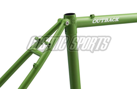 Ritchey Outback V2 Disc Gravel Rahmenkit, 650B/700C, XS, guacamole green/white grün, weiß RH: XS Outback V2