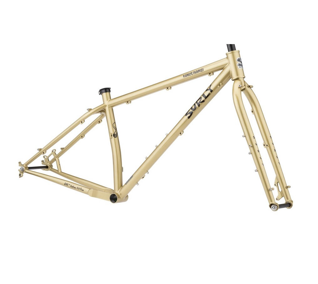 Surly Karate Monkey MTB Rahmenkit, 27.5+/29", XS, fool´s gold gold RH: XS Karate Monkey