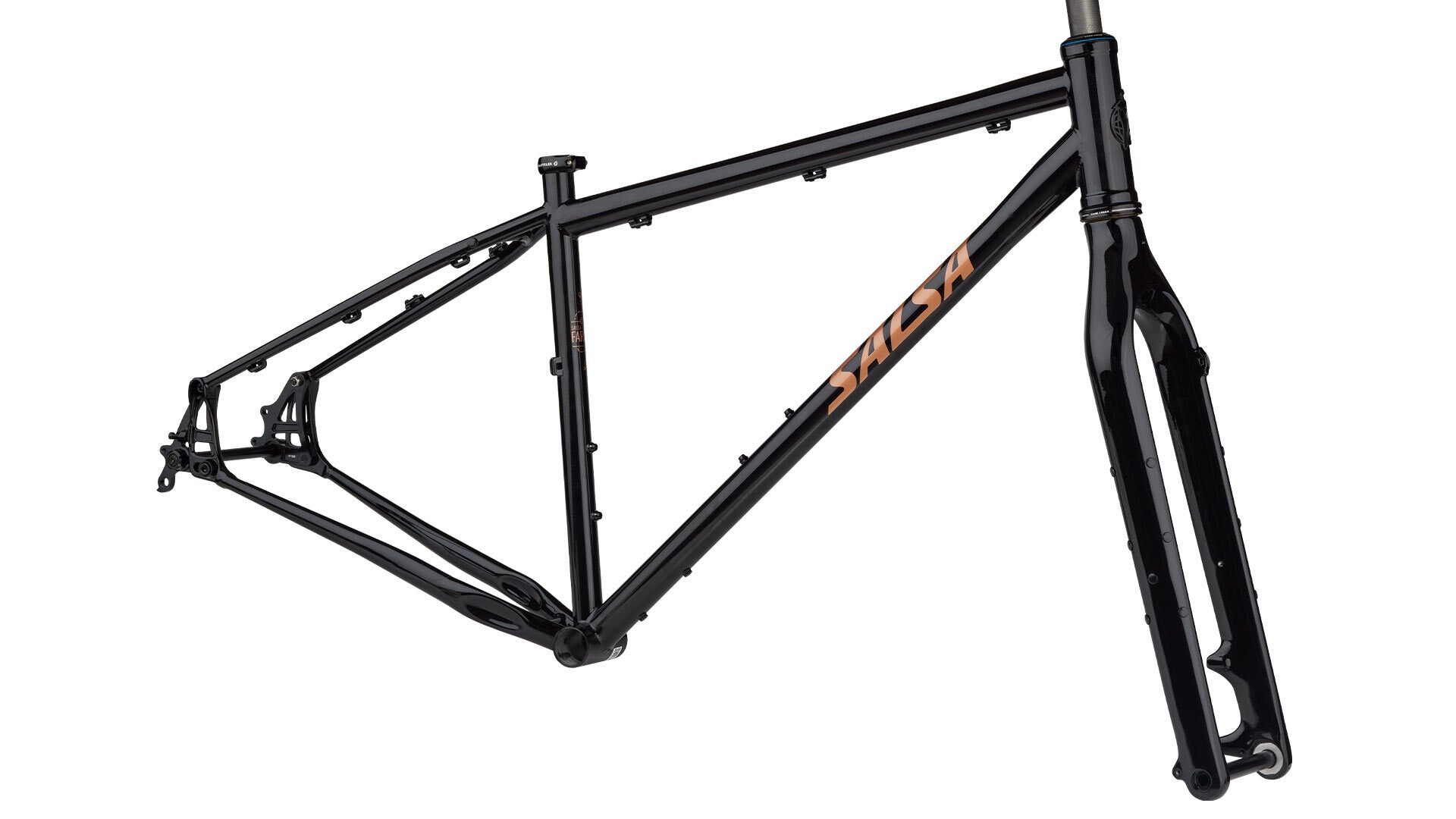 Salsa Fargo Rahmenkit, 27.5+/29", XS, black schwarz RH:  Fargo