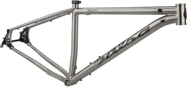 Salsa Timberjack Ti MTB Rahmen, 27.5+/29", S, titanium silber RH: S Timberjack