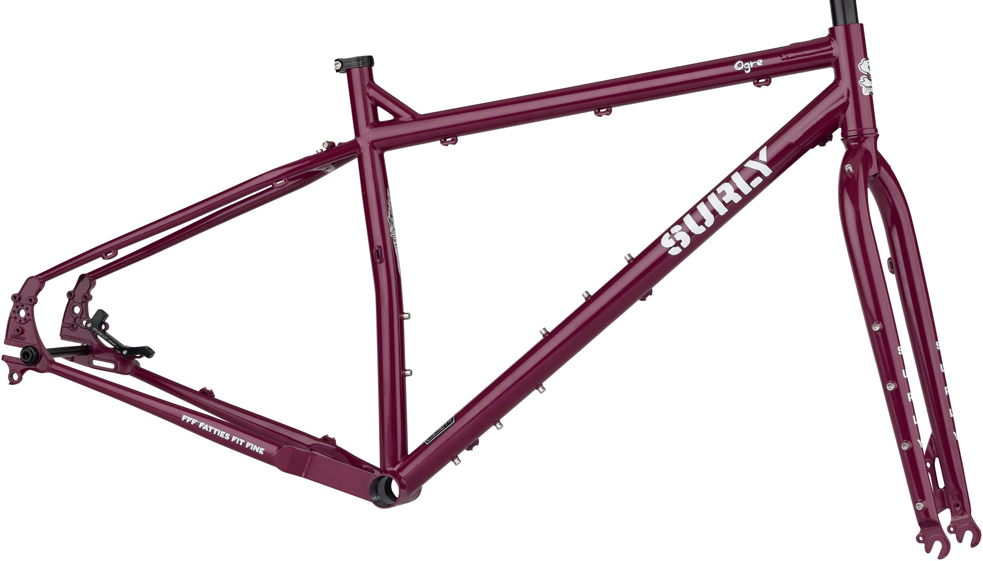 Surly Ogre MTB Rahmenkit, 27.5+/29", S, fermented plum lila RH: S Ogre