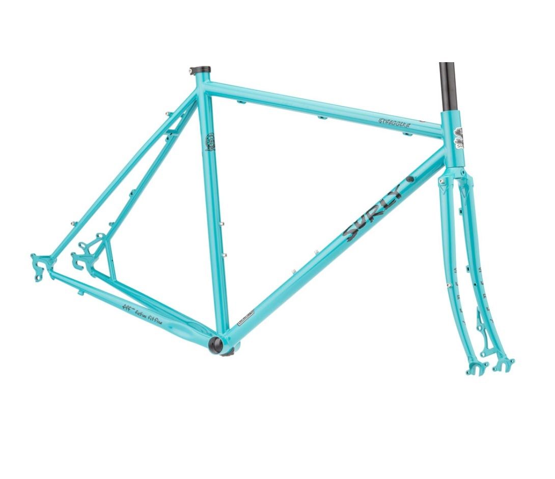 Surly Straggler Cyclocross Rahmenkit, 700C, 60cm, chlorine dream blau, türkis RH: 60cm Straggler