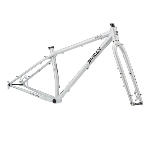 Surly Krampus MTB Rahmenkit, 29+, L, first loser silver silber RH: L Krampus