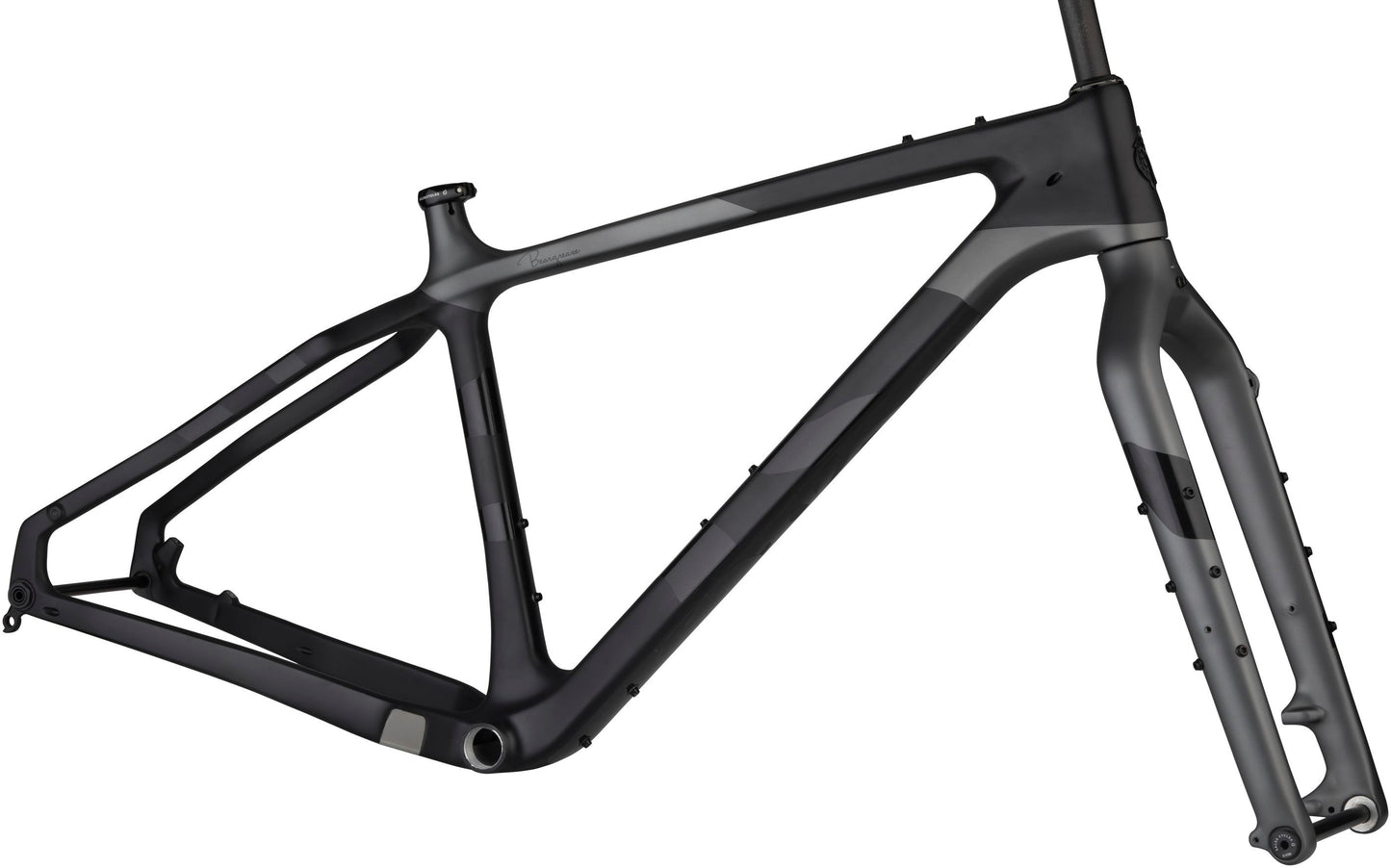 Salsa Beargrease Carbon Rahmenkit, 27.5"/26", 197x12mm, XL, black/grey grau, schwarz RH: XL Beargrease