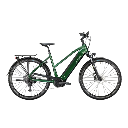 VICTORIA Elektro Trekking Fahrrad TRESALO 12 Tiefeinstieg 28" Bosch Performance Line Smartes System 1x9 Shimano Cues