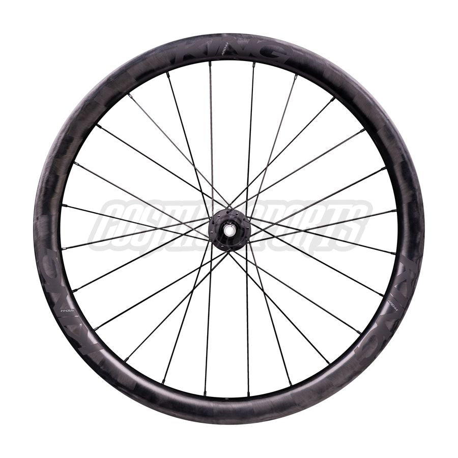 Chris King ARD44 Disc Centerlock Tubeless Ready Laufradsatz, 700C, Ceramic-Lager, 24 L., 100x12mm/142x12mm, Shimano HG, black schwarz Shimano HG