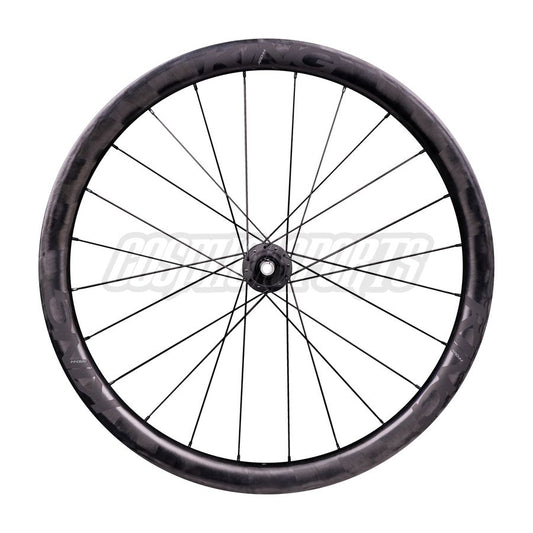 Chris King ARD44 Disc Centerlock Tubeless Ready Laufradsatz, 700C, Edelstahl-Lager, 24 L., 100x12mm/142x12mm, Shimano HG, matte black schwarz Shimano HG