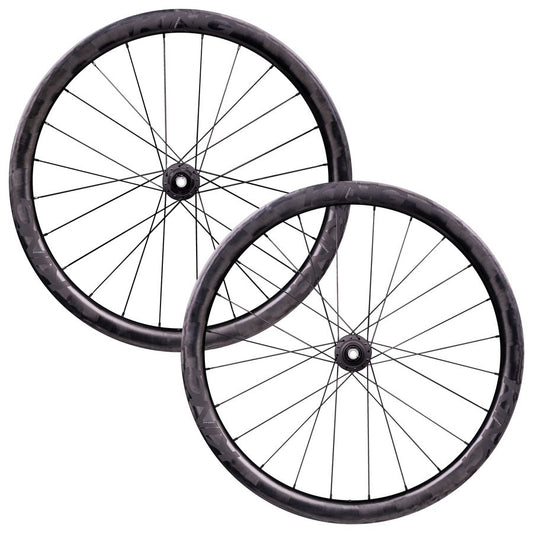 Chris King ARD44 Disc Centerlock Tubeless Ready Laufradsatz, 700C, Ceramic-Lager, 24 L., 100x12mm/142x12mm, Shimano Microspline, matte black matte black ARD44