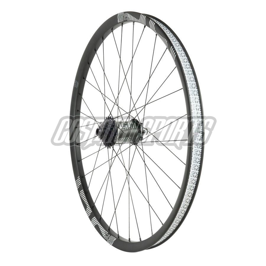 e*thirteen LG1 DH Race Carbon Laufrad HR, 29", 150/157x12mm, 32 L., 7-fach 9-21 Z. Kassette, 30mm, b schwarz LG1, Race