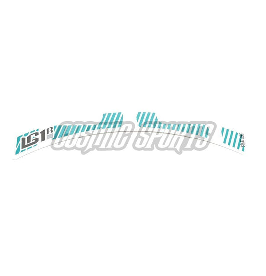 e*thirteen LG1 Race Carbon Laufrad Decal Set, 29" petrol turquoise SALE petrol turquoise LG1, Race