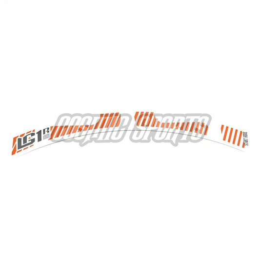 e*thirteen LG1 Race Carbon Laufrad Decal Set, 27.5", burnt orange SALE burnt orange LG1, Race