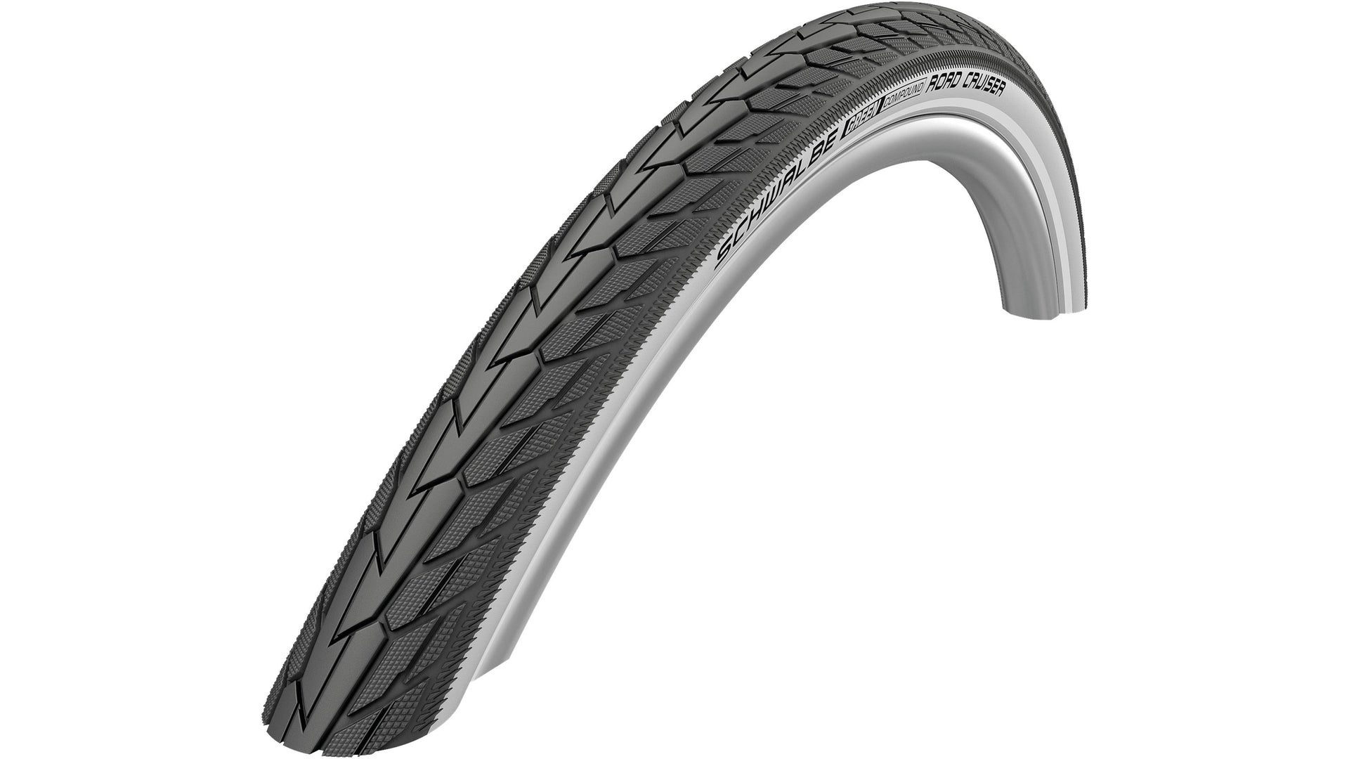 Schwalbe Road Cruiser Active Line 47-406 (20" x 1,75), schwarz / weiß, 545 g Reifen