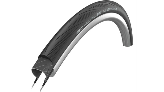 Schwalbe Lugano II Active Line 25-622 (700 x 25C), schwarz, Endurance Reinforced, Draht, 500 g Reifen