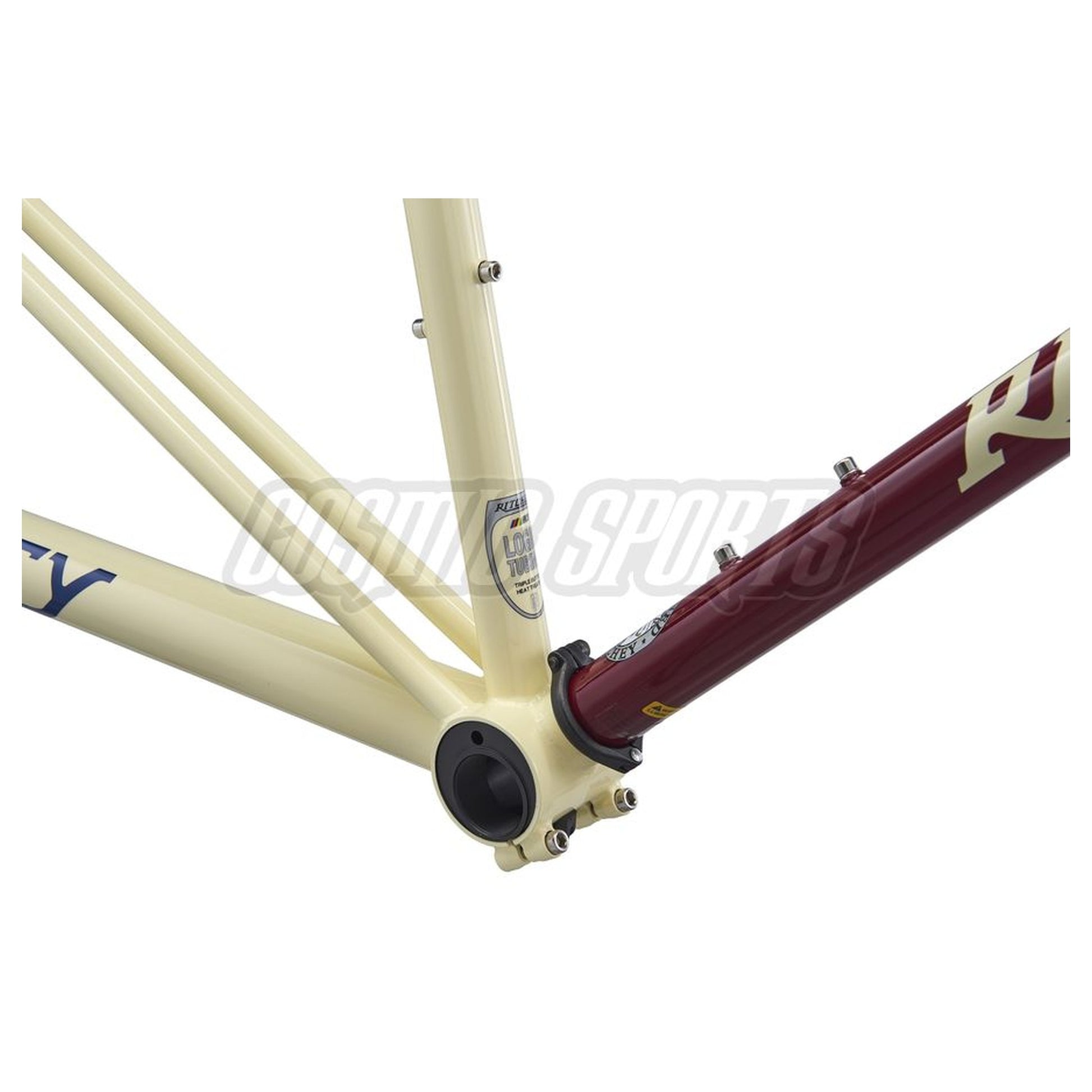 Ritchey Outback TandM Break Away Rahmenkit, 650B/700C, merlot/creme/indigo