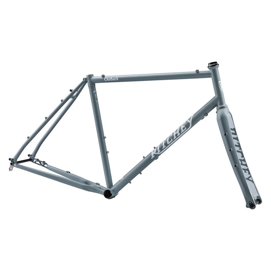 Ritchey Outback V3 Disc Gravel Rahmenkit, 650B/700C, Di2, granite grey/snow white