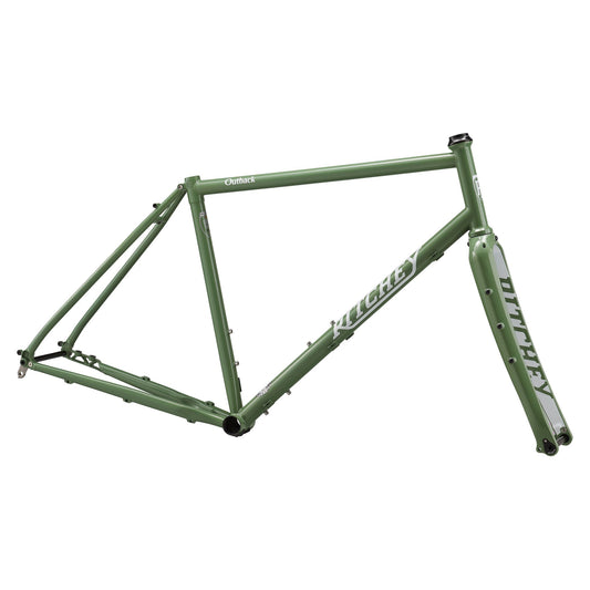 Ritchey Outback V4 Disc Gravel Rahmenkit, 650B/700C, Di2, winter sage/white