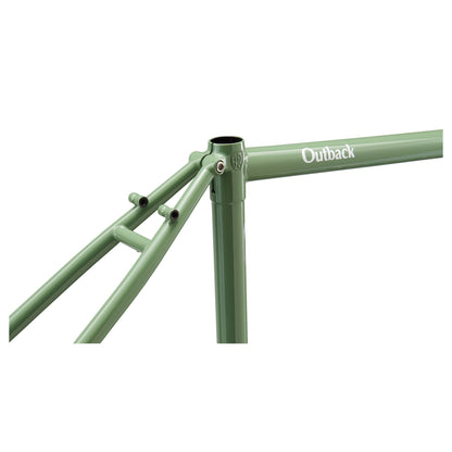 Ritchey Outback V4 Disc Gravel Rahmenkit, 650B/700C, Di2, winter sage/white
