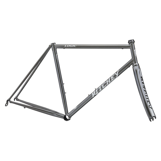 Ritchey Road Logic Rahmenkit, 700C, gun metal grey/white