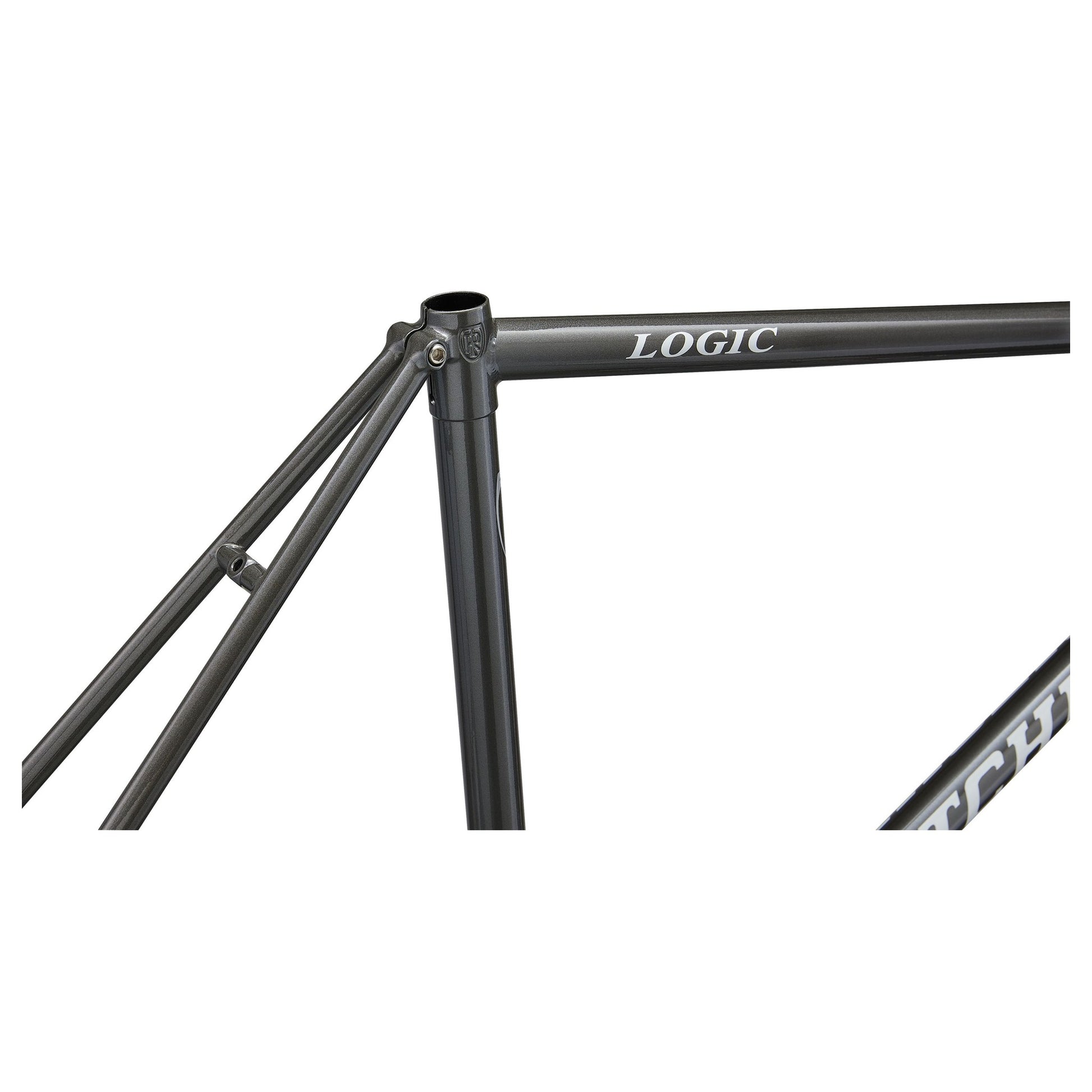 Ritchey Road Logic Rahmenkit, 700C, gun metal grey/white