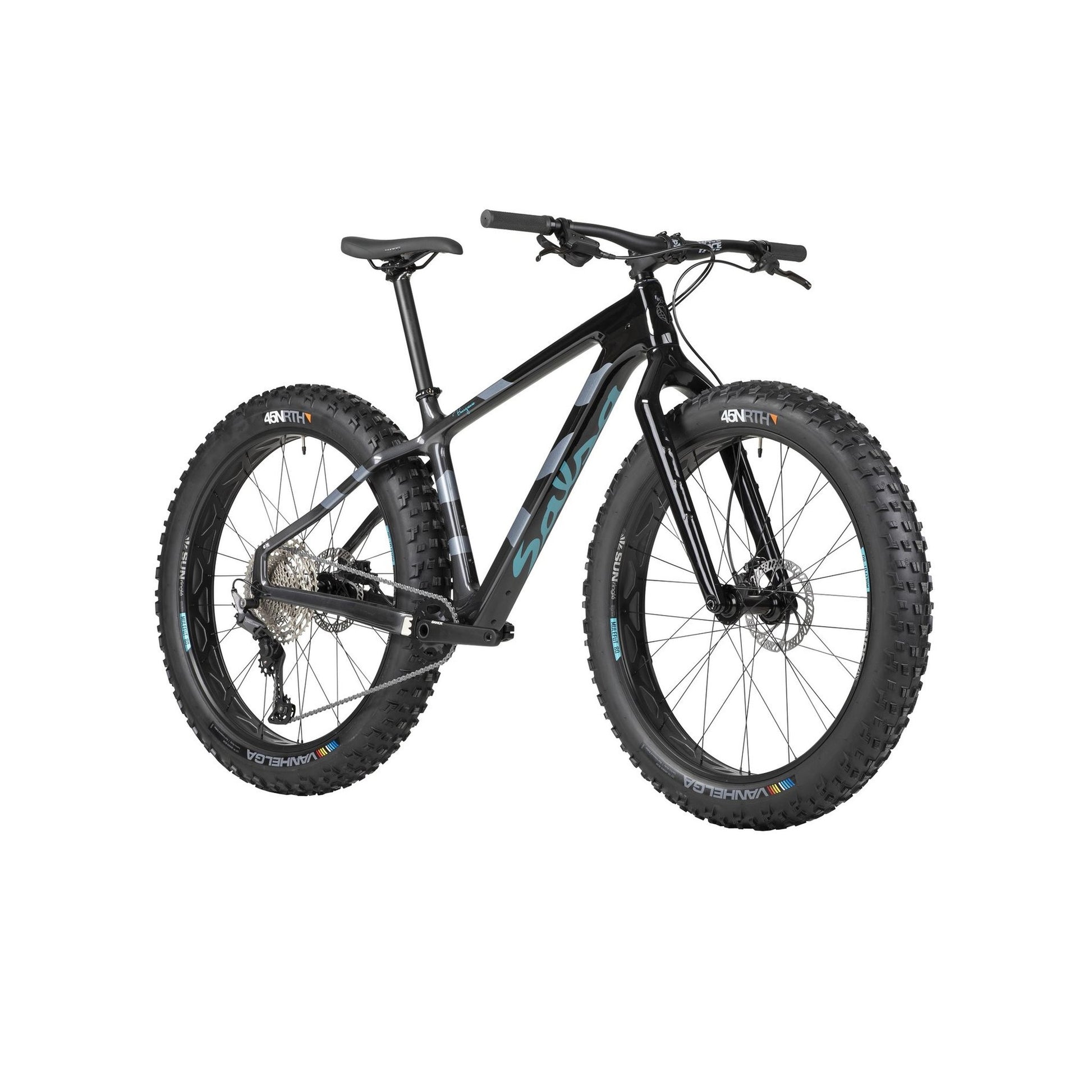 Salsa Beargrease Carbon Deore 11 Fatbike Komplettrad, 27.5", black fade