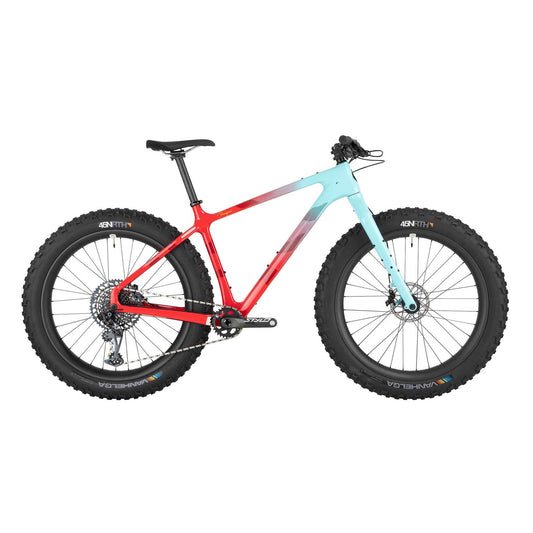 Salsa Beargrease Carbon X01 Komplettrad, 27.5", red/teal