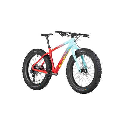 Salsa Beargrease Carbon X01 Komplettrad, 27.5", red/teal