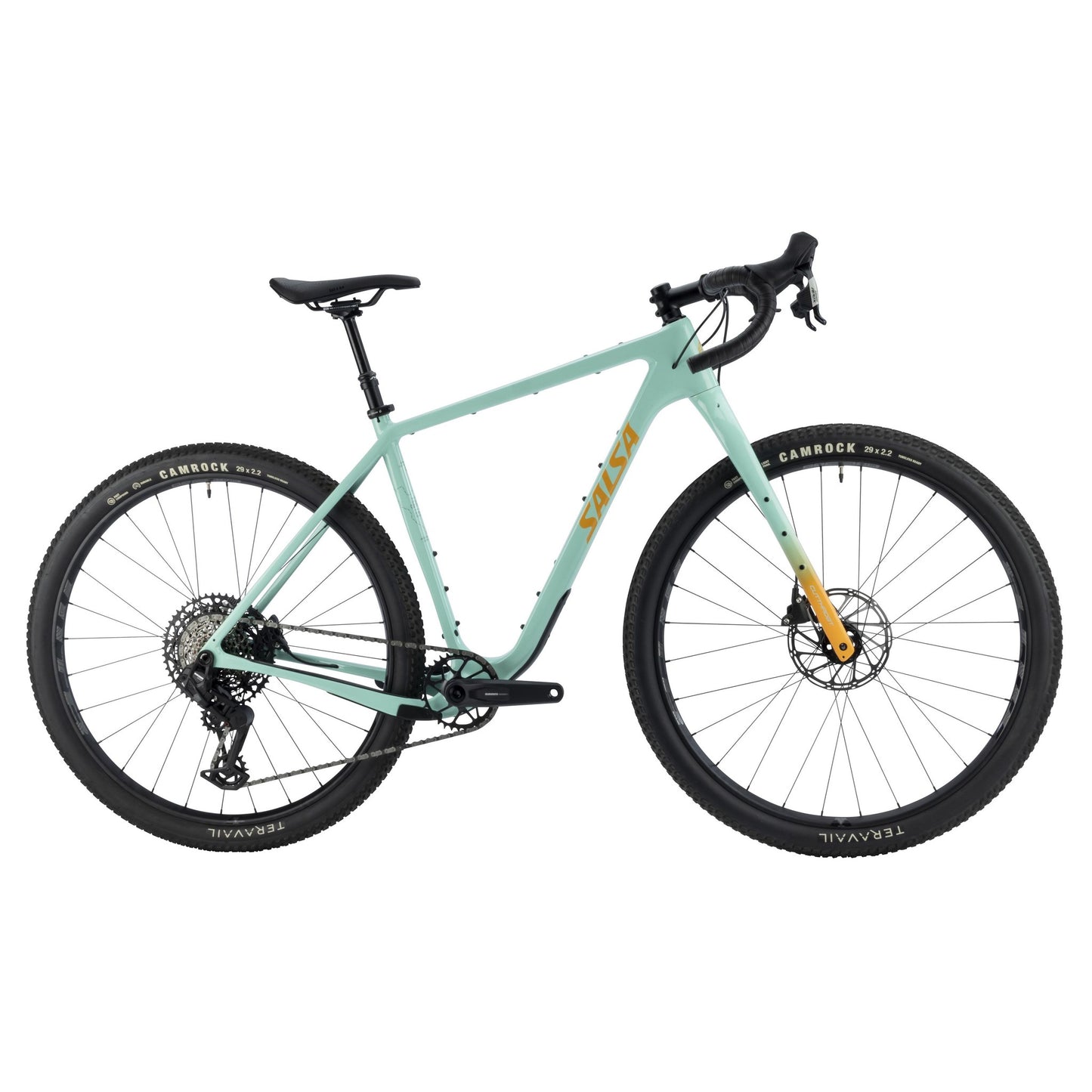 Salsa Cutthroat Carbon Apex AXS Transmission Komplettrad, 29", spearmint green