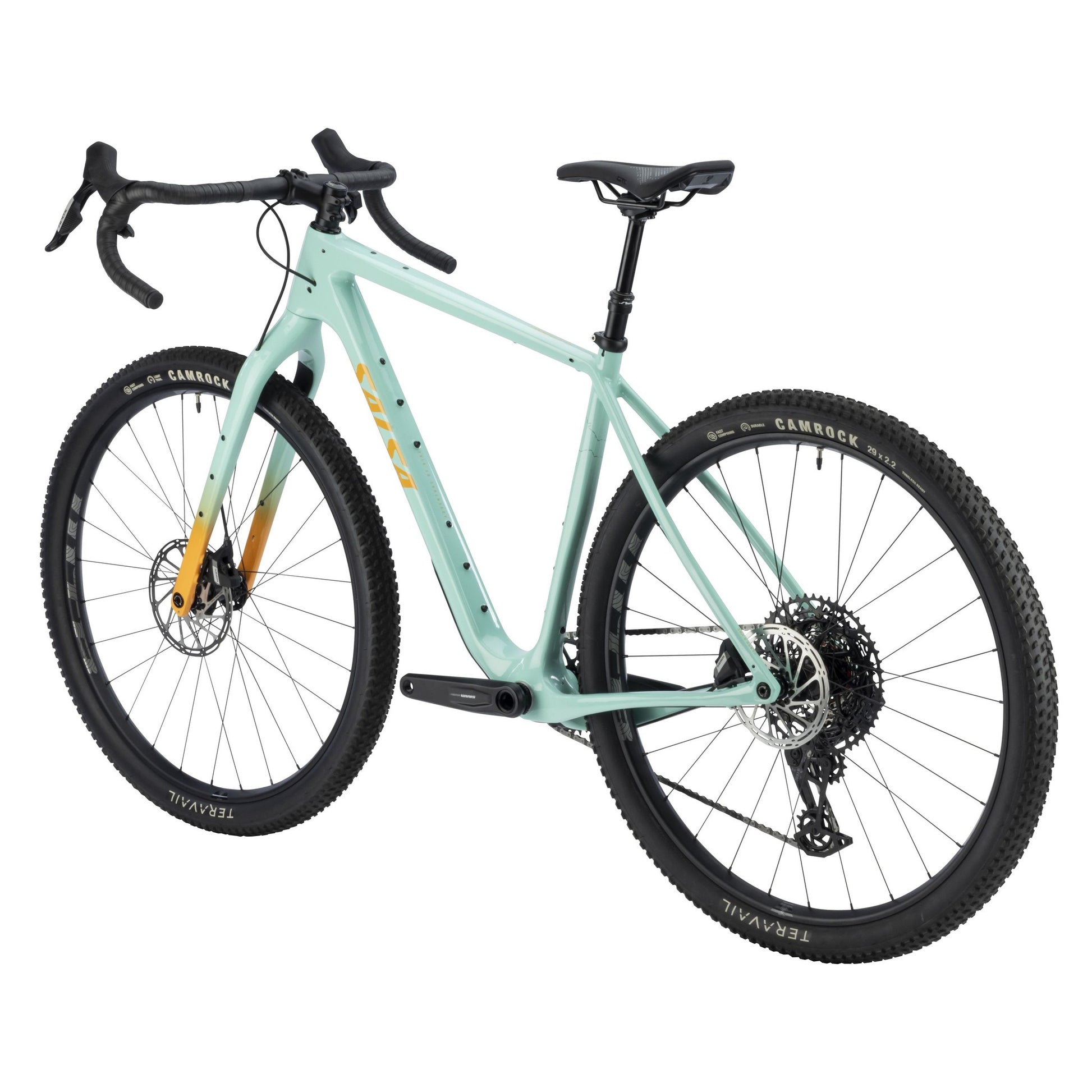 Salsa Cutthroat Carbon Apex AXS Transmission Komplettrad, 29", spearmint green