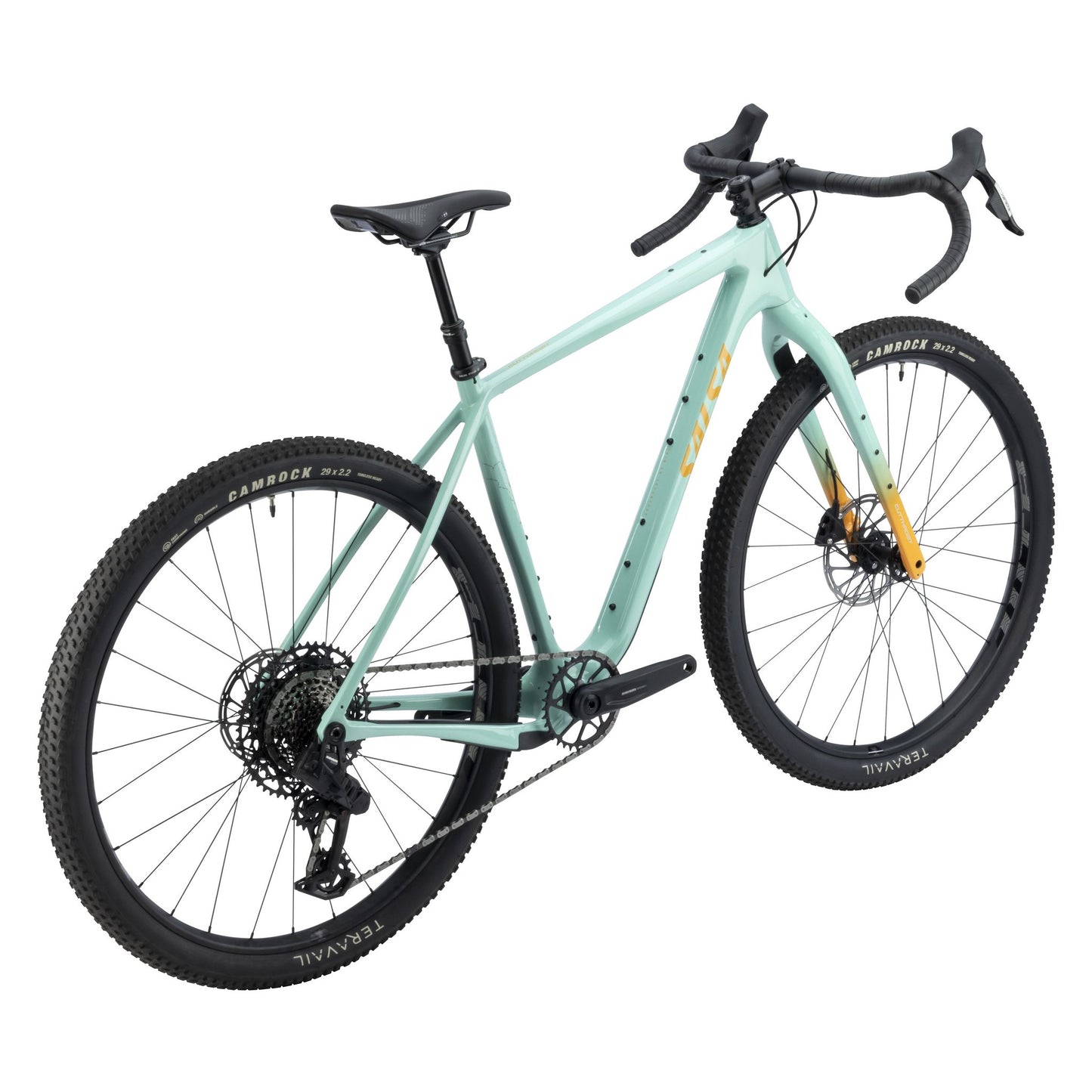 Salsa Cutthroat Carbon Apex AXS Transmission Komplettrad, 29", spearmint green