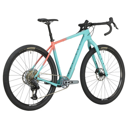 Salsa Cutthroat Carbon Rival GX AXS Transmission Komplettrad, 29", teal fade