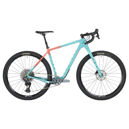 Salsa Cutthroat Carbon Rival GX AXS Transmission Komplettrad, 29", teal fade