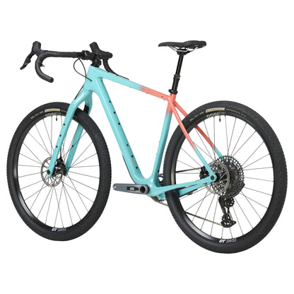 Salsa Cutthroat Carbon Rival GX AXS Transmission Komplettrad, 29", teal fade