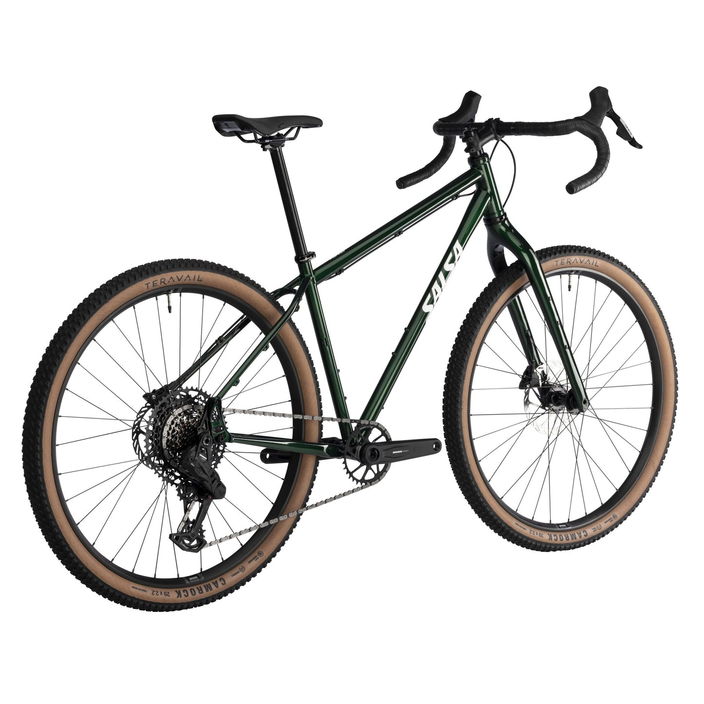 Salsa Fargo Apex AXS Transmission Komplettrad, 29", peat moss