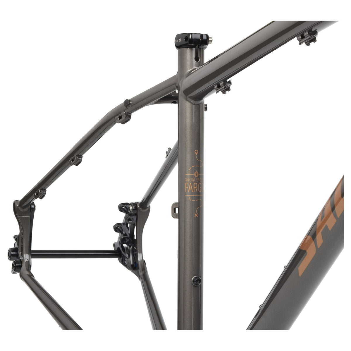 Salsa Fargo Rahmenkit, 29", dark grey