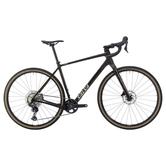 Salsa Flyway Carbon GRX610 Komplettrad, 700C, dark umber