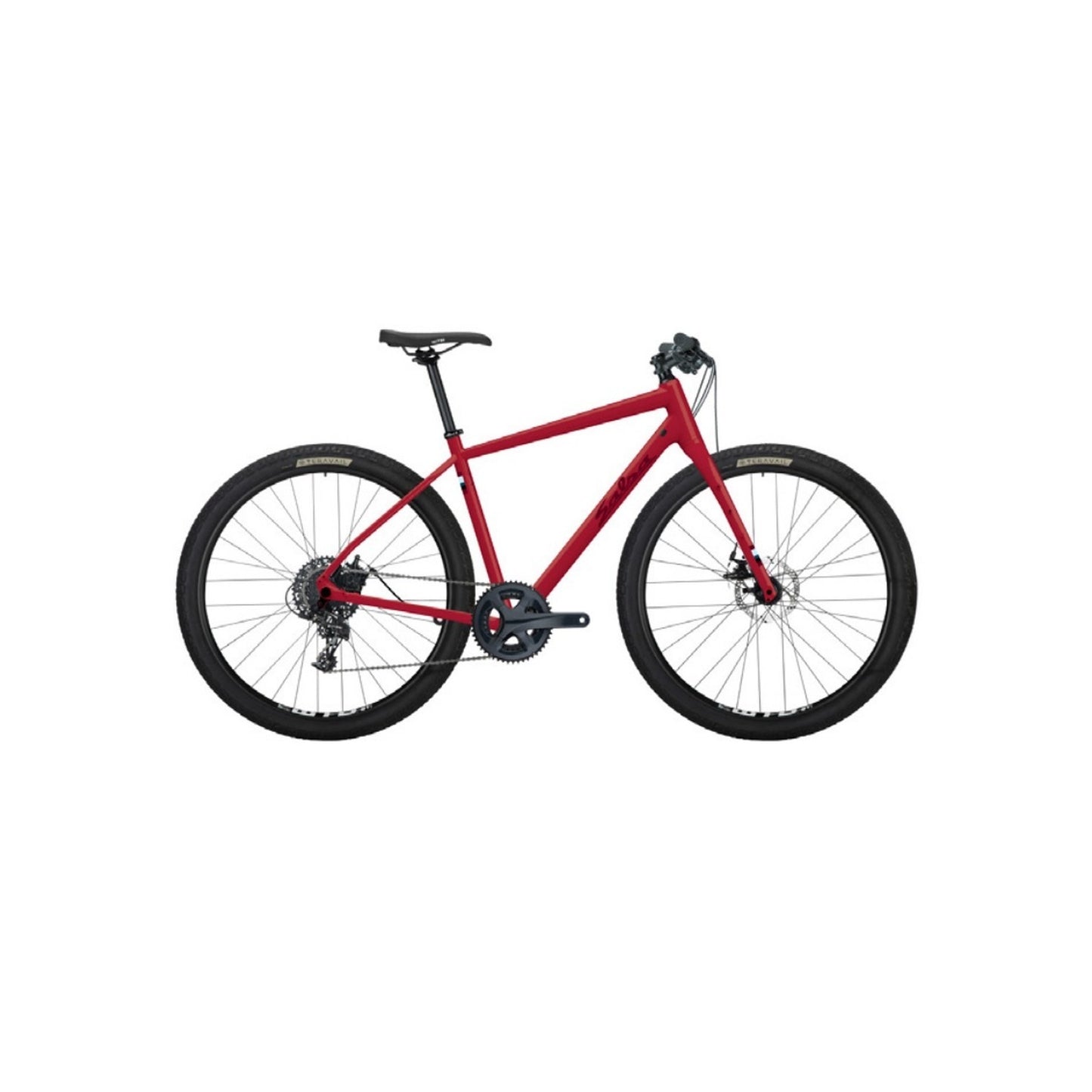 Salsa Journeyer Flatbar Altus Komplettrad, 650B, red
