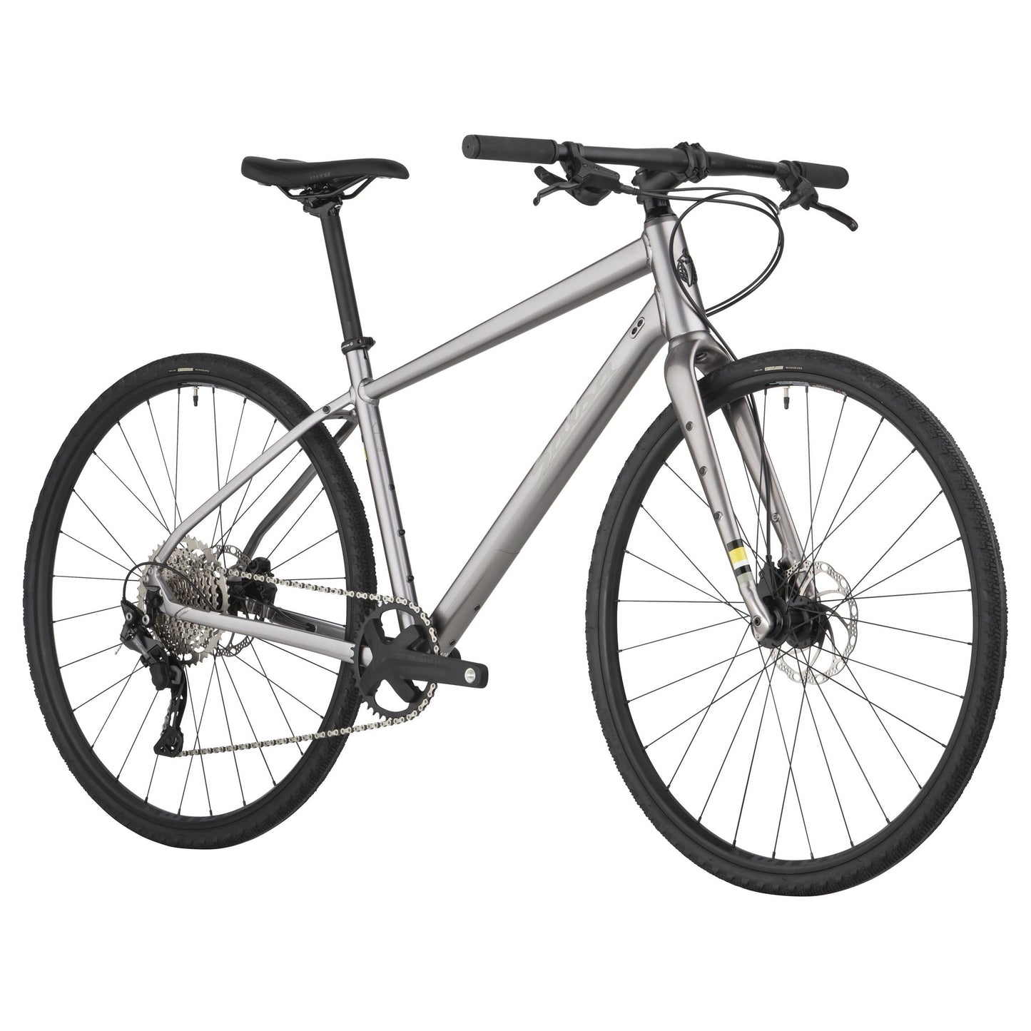 Salsa Journeyer Flatbar Deore Komplettrad, 700C, ash grey